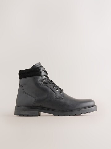 Next - Botas con cordones en negro