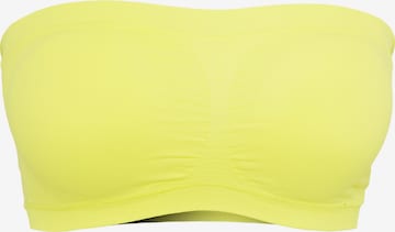 Bandeau Soutien-gorge Urban Classics en jaune : devant