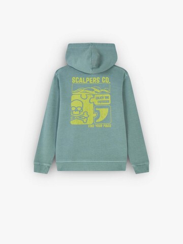 Scalpers Sweatshirt 'Puzzle in Grün