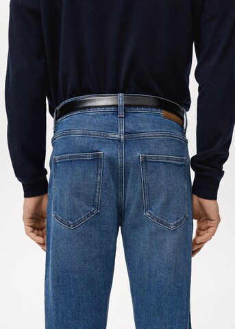 MANGO MAN Tapered Jeans 'Ben' in Blue