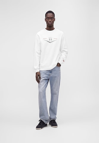 TOMMY HILFIGER Μπλούζα φούτερ 'TH X CF1' σε λευκό