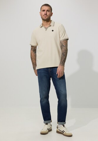 Street One MEN Poloshirt in Beige