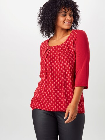 TRIANGLE Shirt in Rot: Vorderseite