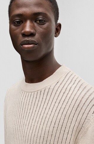 BOSS Trui 'Ajordino' in Beige