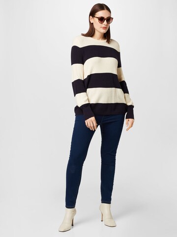 ONLY Carmakoma Pullover 'DARIA' in Beige