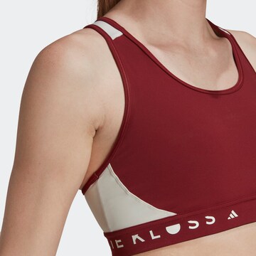 ADIDAS PERFORMANCE Bustier Sport-BH in Rot