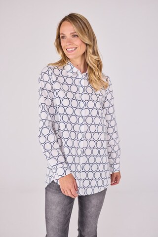 Camicia da donna 'Ocean' di LIEBLINGSSTÜCK in bianco: frontale