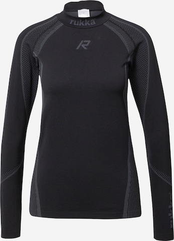 Rukka - Camiseta térmica 'TOIJALA' en negro: frente