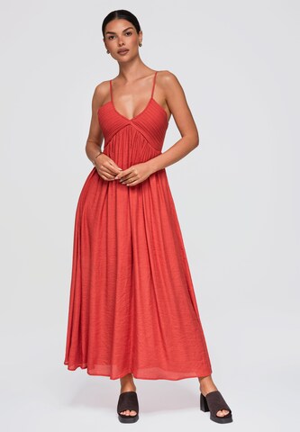 Robe Ombre en rouge : devant