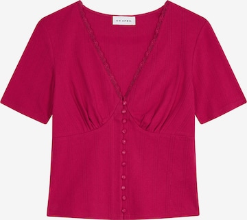 OH APRIL T-Shirt 'Vianne' in Rot: Vorderseite