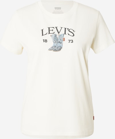 LEVI'S ® T-Shirt 'THE PERFECT' in XS in opal / taubenblau / dunkelgrau / weiß, Produktansicht