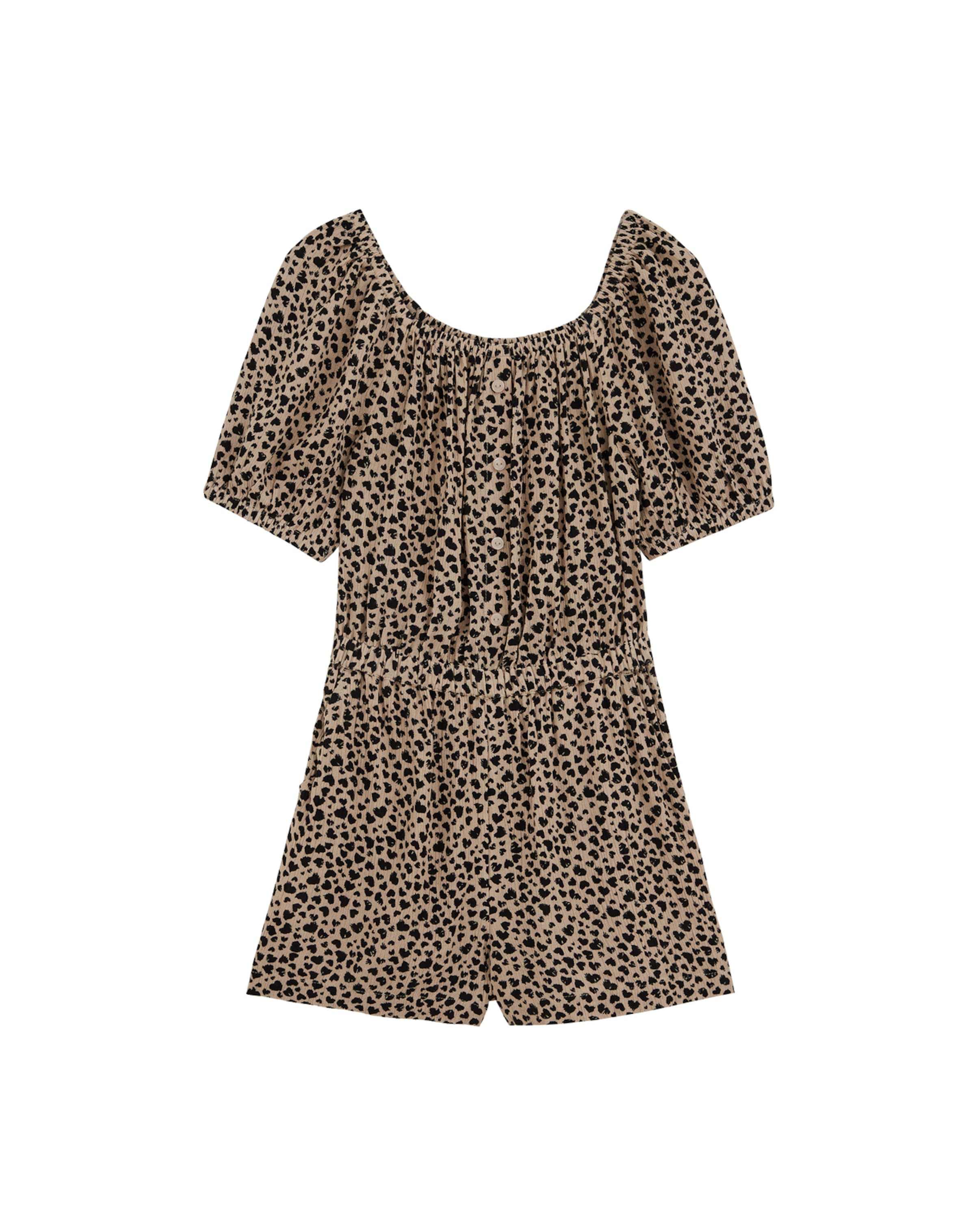 WE Fashion Комбинезон в Коричневый: спереди