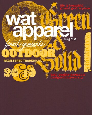 T-Shirt Watapparel en rouge