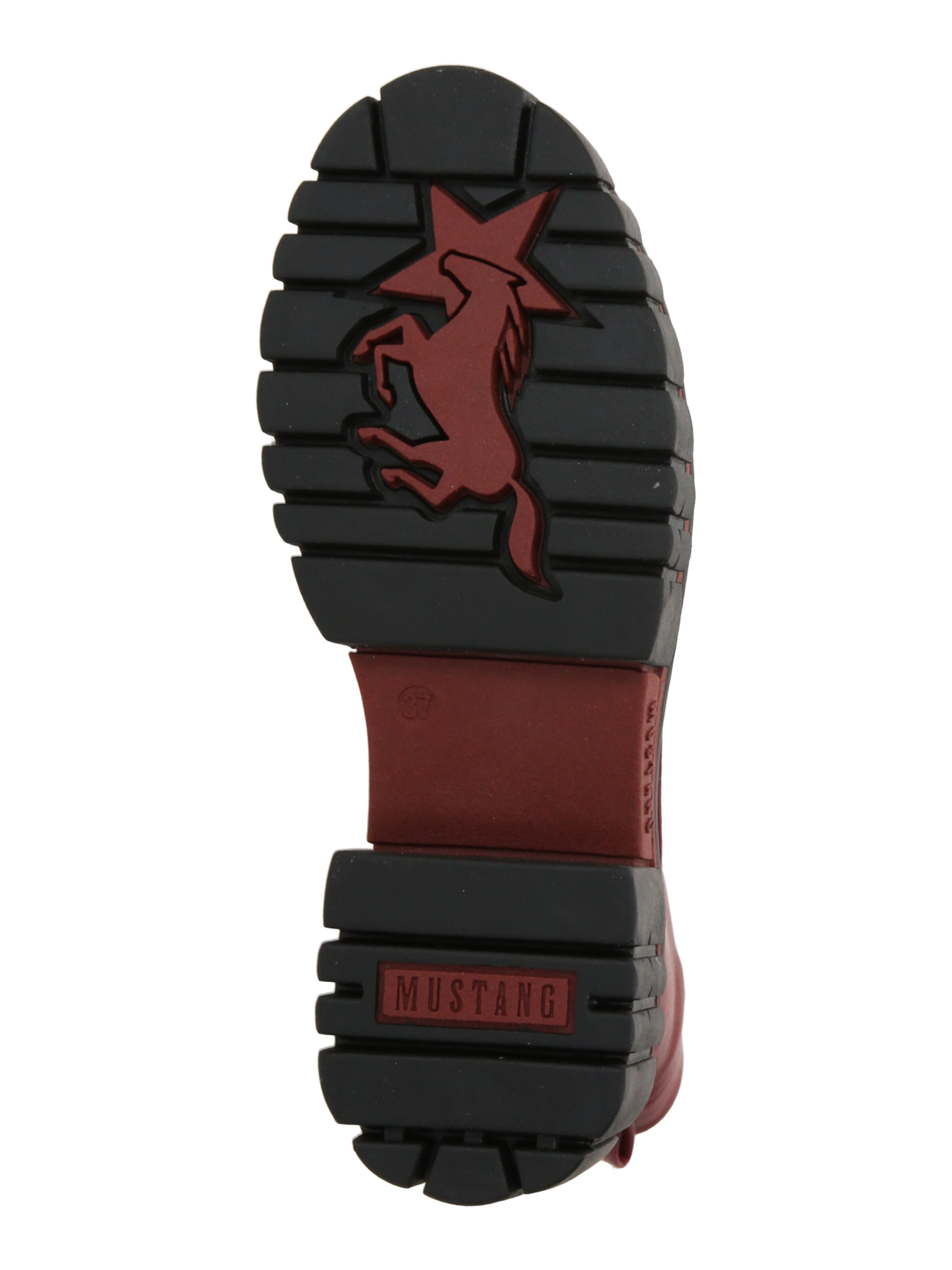 Bottines à lacets MUSTANG en rouge