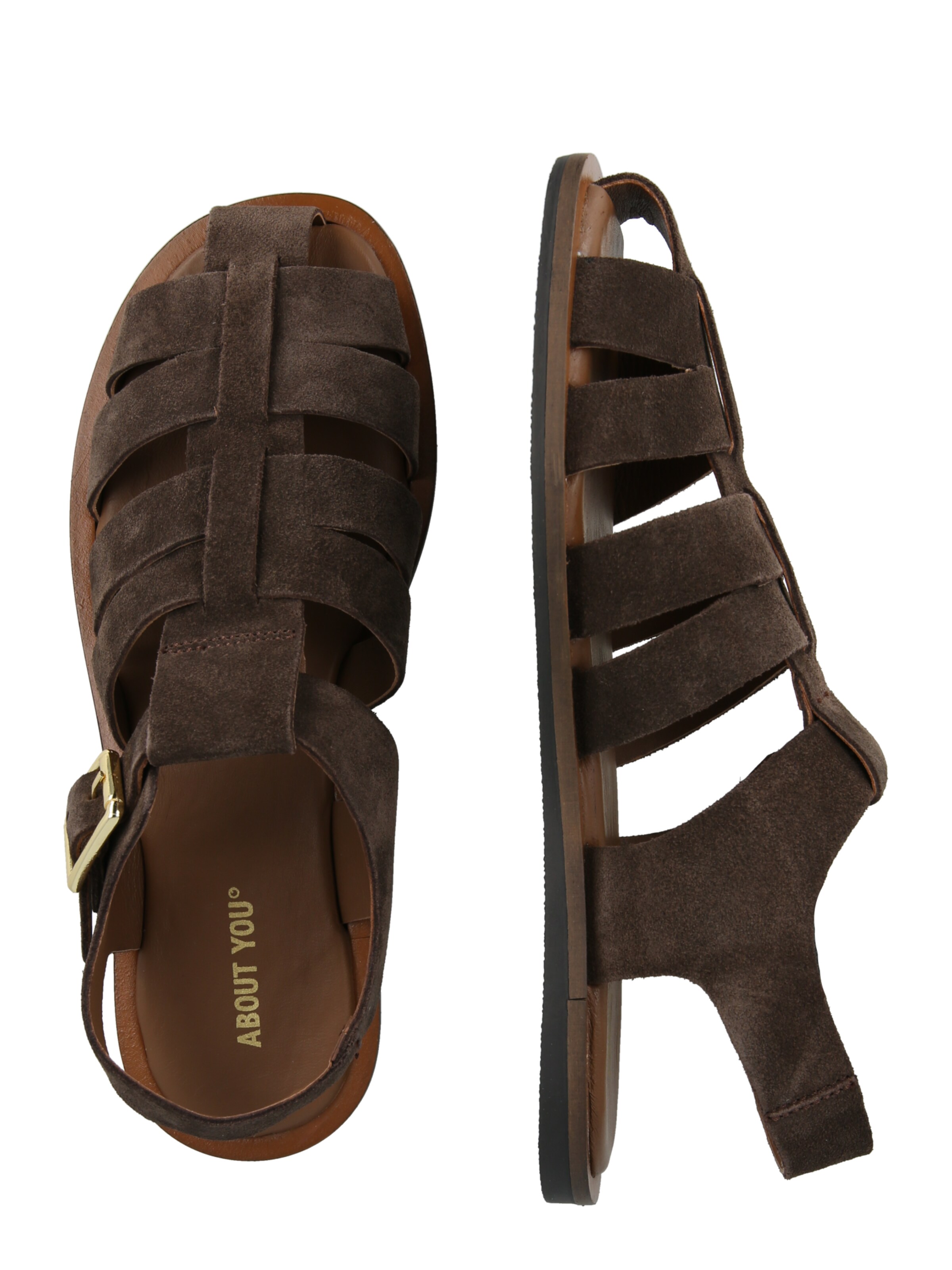 Sandales 'Annemarie' ABOUT YOU en marron