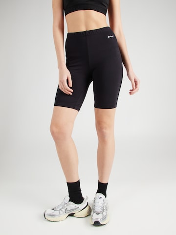 Skinny Pantaloni sportivi di Champion Authentic Athletic Apparel in nero: frontale