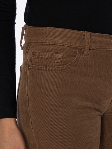 7 for all mankind Slim fit Pants 'ROXANNE' in Brown