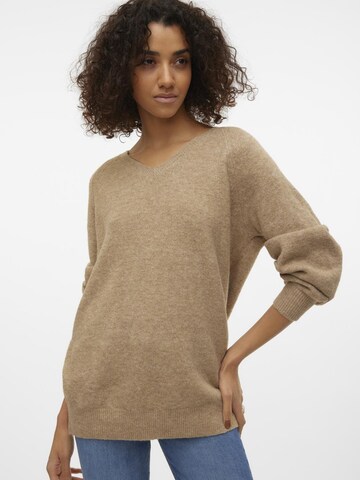 VERO MODA Sweater 'Leaf' in Beige