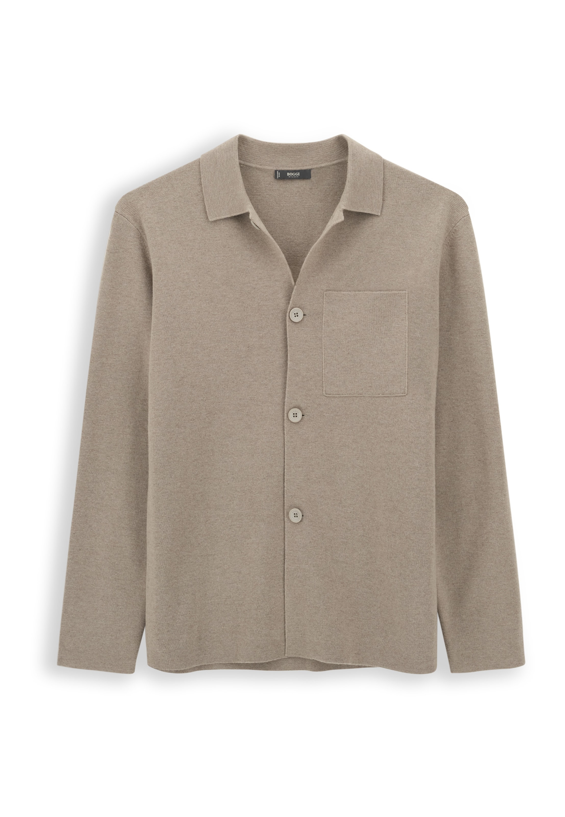 Boggi Milano Strickjacke 'Milano' in Braun: Vorderseite
