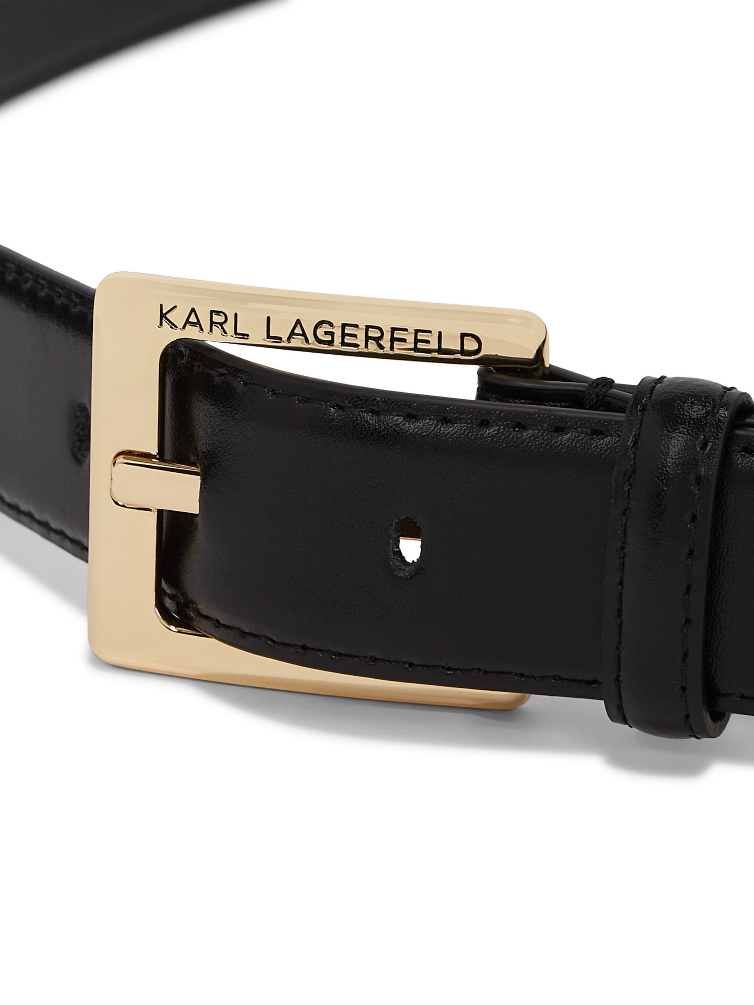 Karl Lagerfeld Колан ' K/ESSENTIAL GÜRTEL ' в черно