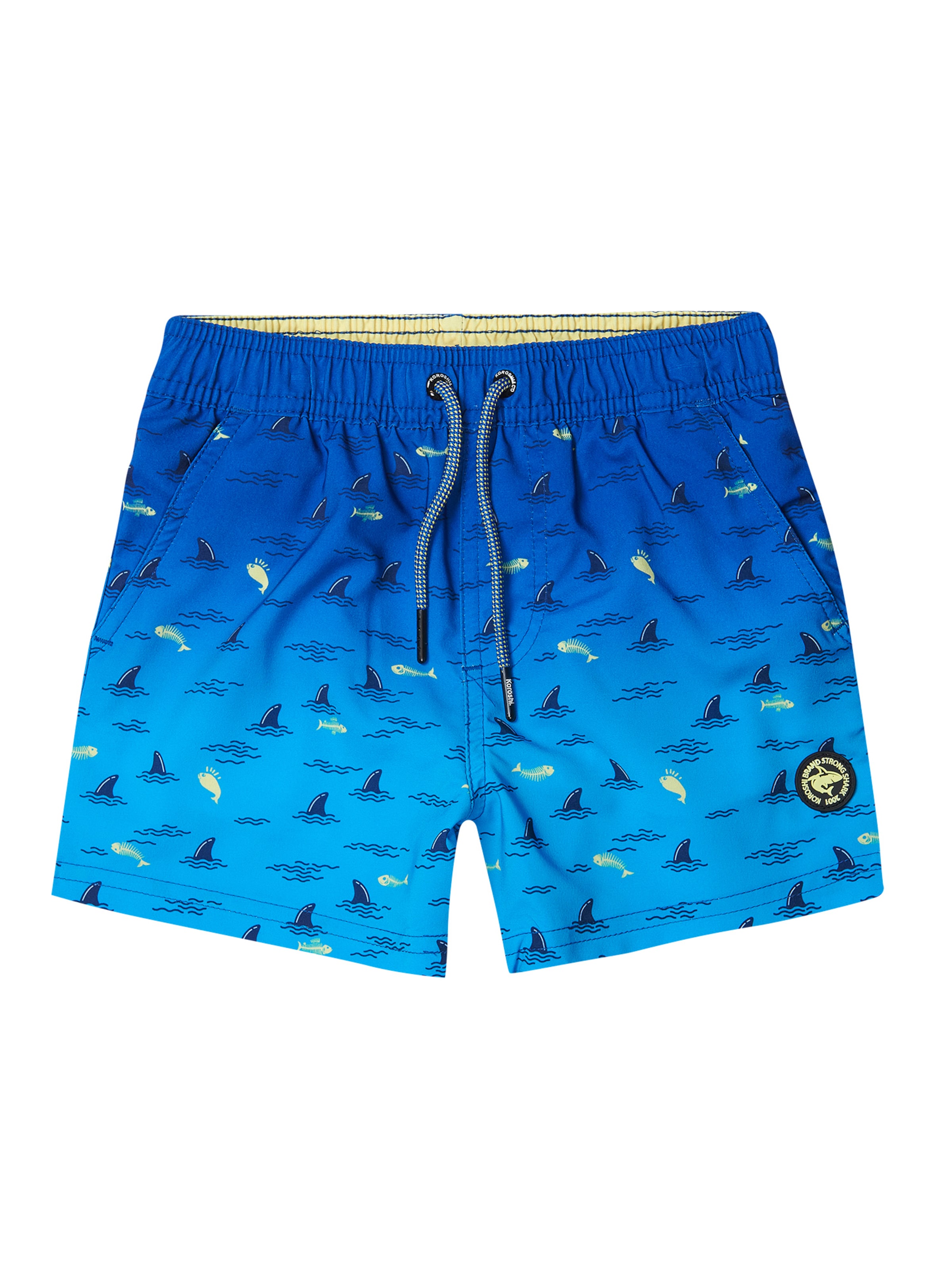 Shorts de bain KOROSHI en bleu : devant