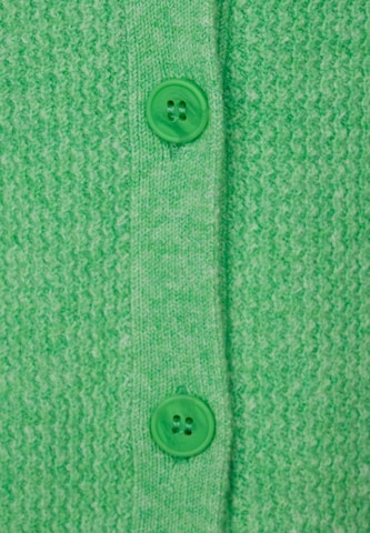 STREET ONE Knit Cardigan in Green