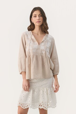 Part Two Bluse 'Gwendina' in Beige