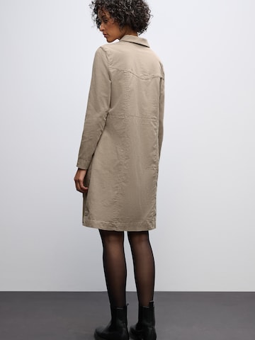 STREET ONE Shirt Dress in Beige