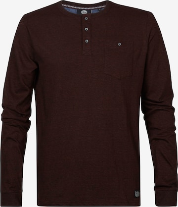 Petrol Industries Shirt in Brown: front