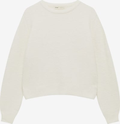 Pull&Bear Pull-over en écru, Vue avec produit