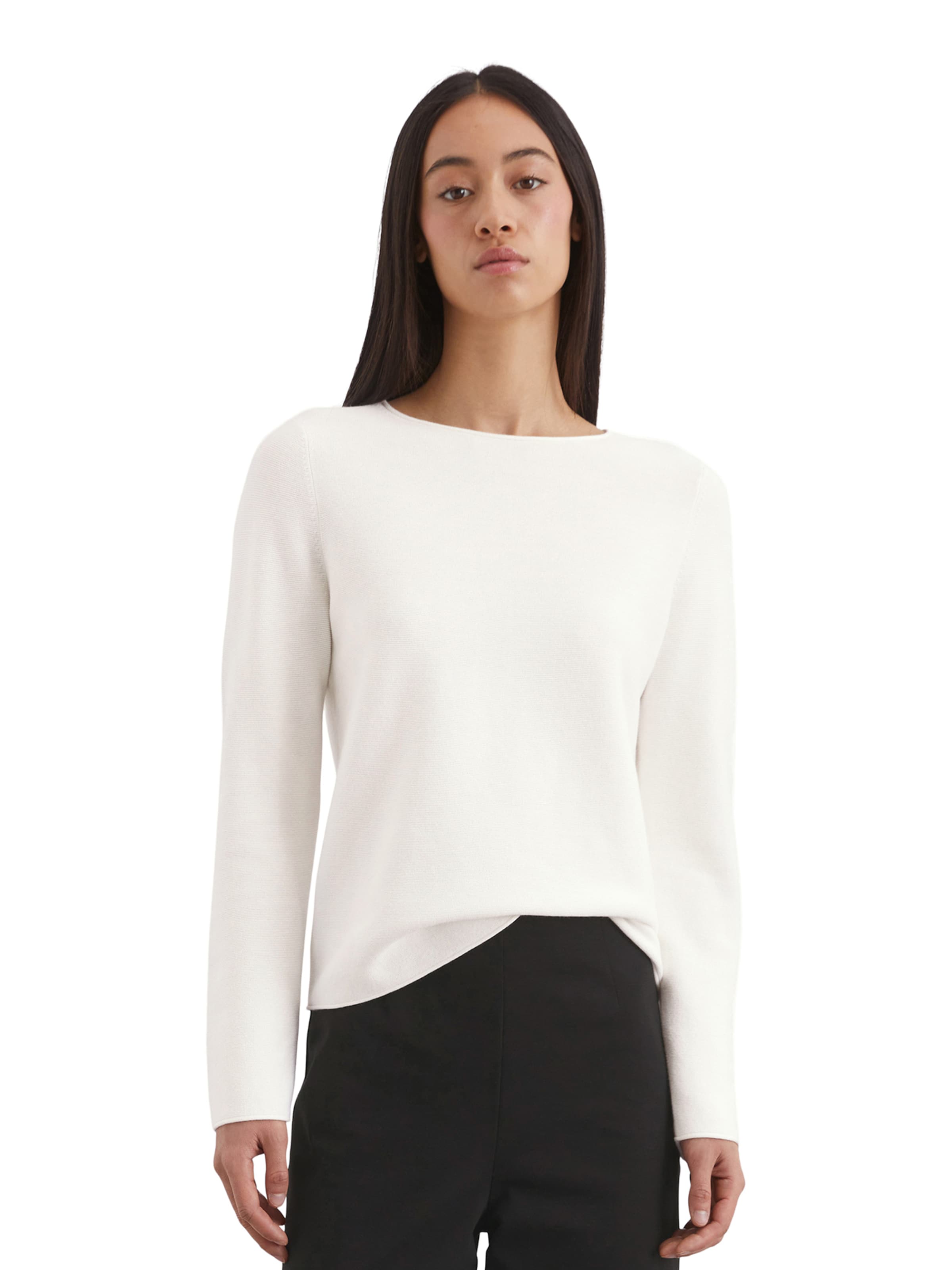 Marc O'Polo Pullover in Weiß: Vorderseite