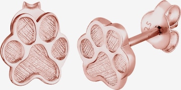 ELLI Earrings 'Pfote' in Pink: front