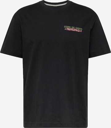 PROTEST Performance Shirt 'TUDRI' in Black: front