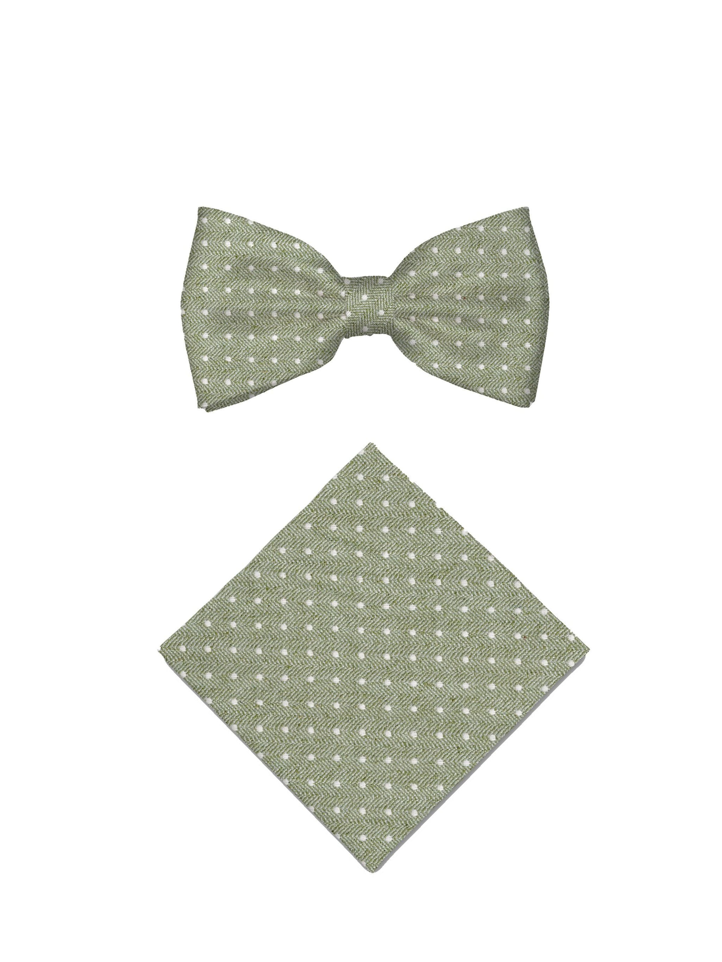 Real Guys Bow Tie in Green: front