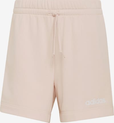 Sportinės kelnės 'Essentials' iš ADIDAS SPORTSWEAR, spalva – pastelinė rožinė / balta, Prekių apžvalga