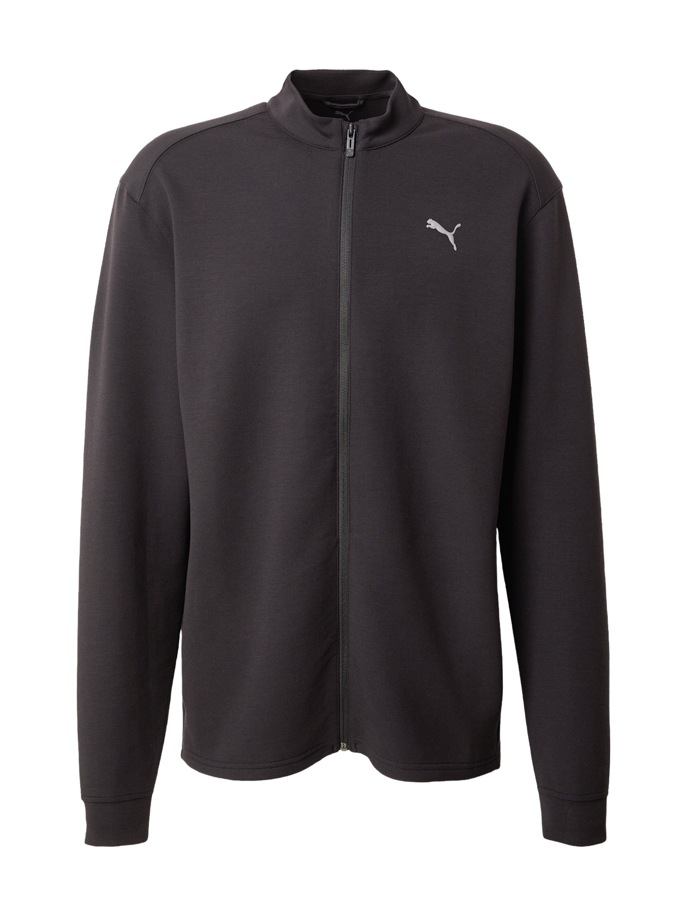 PUMA Спортивная кофта 'CLOUDSPUN' в Черный: спереди