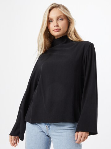 WEEKDAY - Blusa 'Evelina' en negro: frente