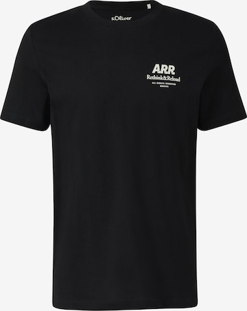 T-Shirt s.Oliver en noir : devant