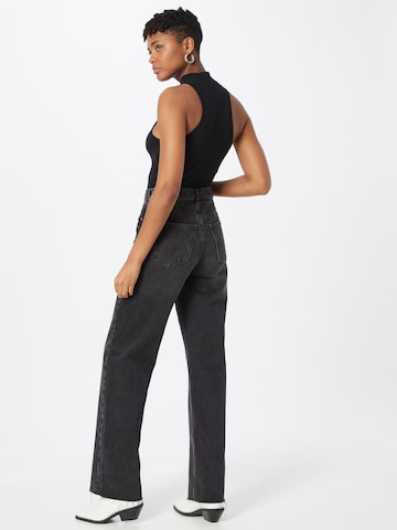 Gina Tricot Wide leg Jeans 'Idun' in Black