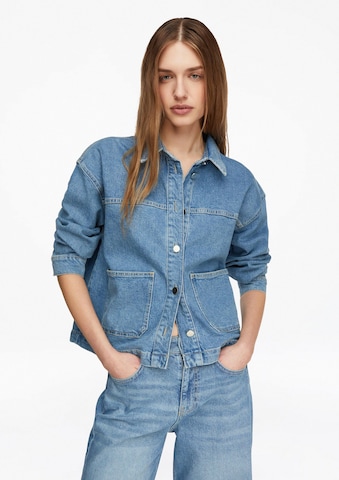 COMMA Between-Season Jacket in Blue: front