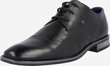 bugatti Fűzős cipő 'Rinaldo' - fekete: elől