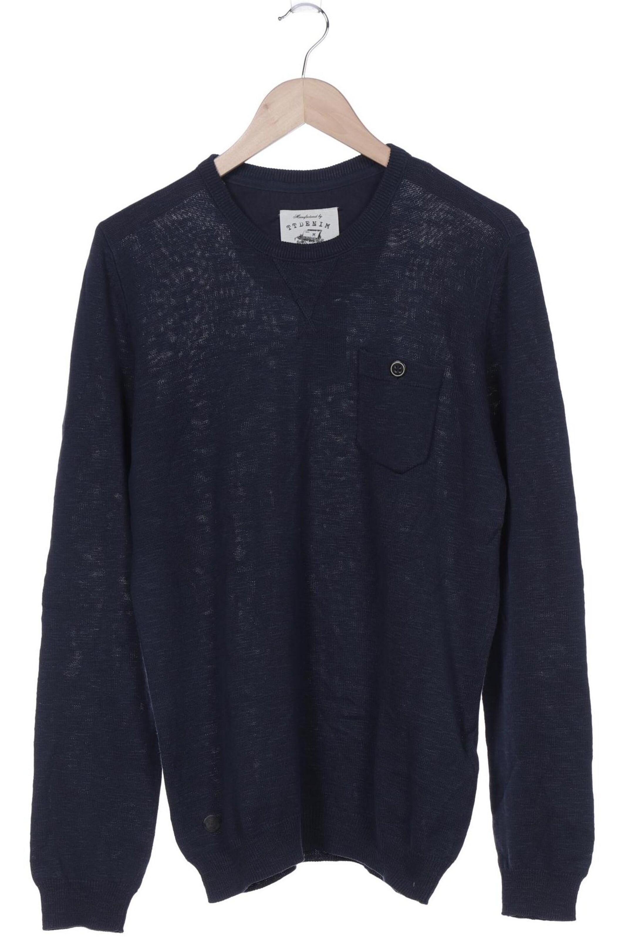 TOM TAILOR DENIM Sweater & Cardigan in M in Blue: front