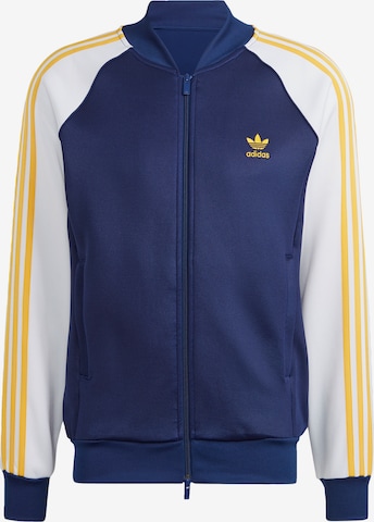 ADIDAS ORIGINALS Sweatvest 'Adicolor Classics+ Sst' in Blauw: voorkant