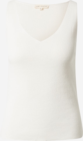 Esmé Studios Knitted Top 'Norma' in White: front