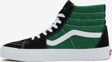 VANS High-Top Sneakers 'SK8-Hi' in Green: front