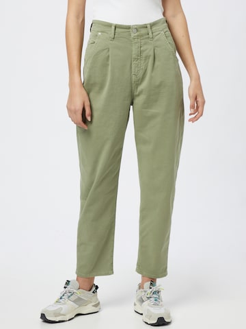 Loosefit Pantalon à pince ' LAURA ' Mavi en vert : devant