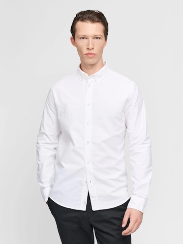 SANVT Regular fit Business Shirt 'The Perfect Oxford Shirt' in White: front