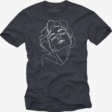MAKAYA Shirt in Grey: front