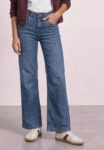 STREET ONE Wide Leg Jeans 'Emee' in Blau: Vorderseite