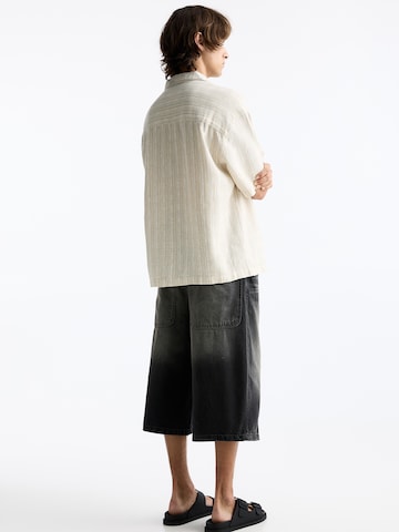 Pull&Bear Comfort fit Overhemd in Beige